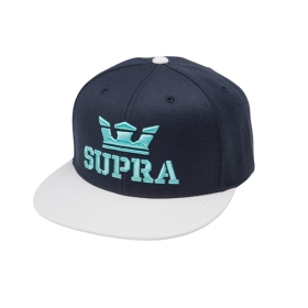 Supra Accessories ABOVE SNAP Hats Navy/Grey | US-84149